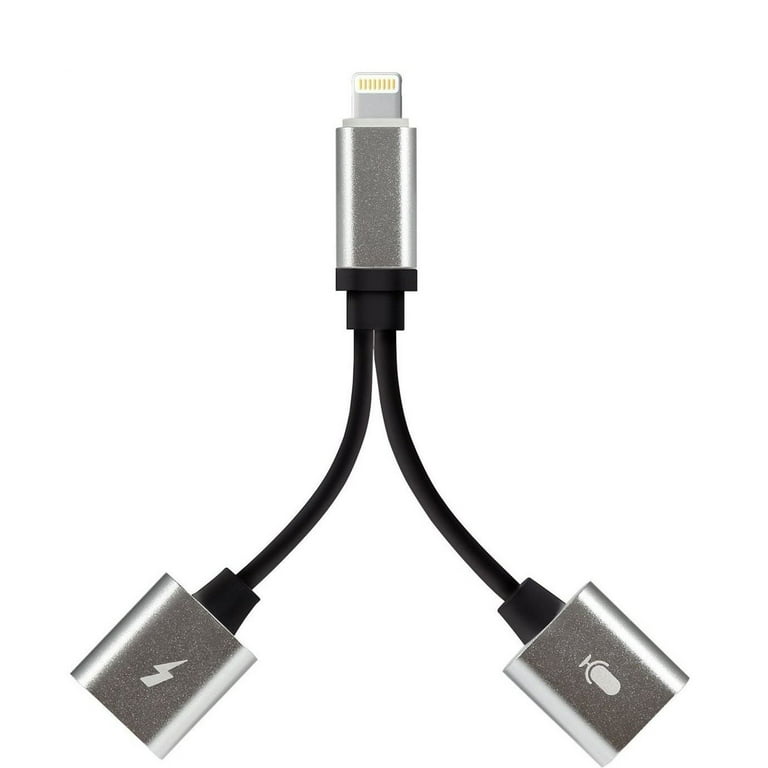 Lightning Adapter for Charging and Listening (Compatible)