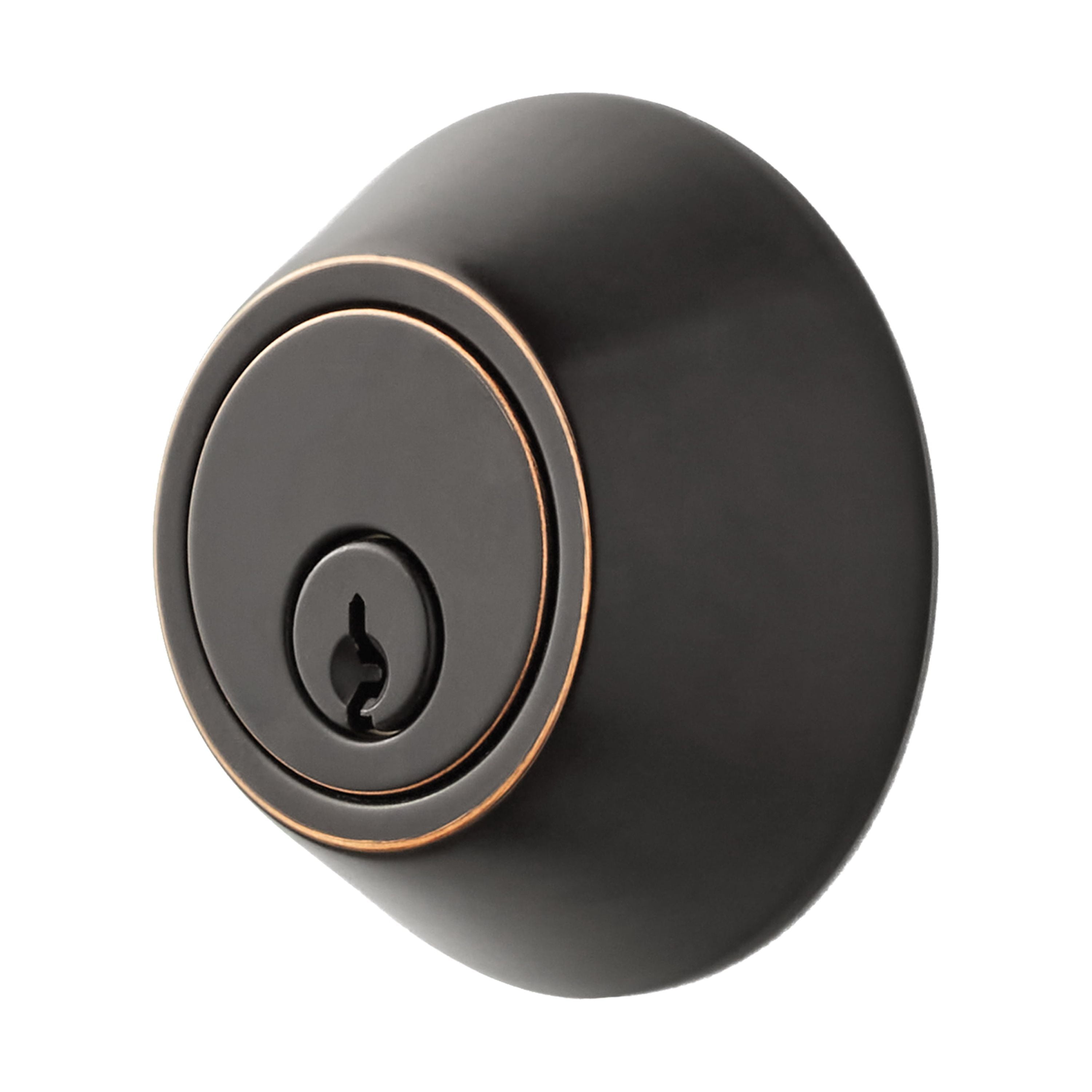 (4 pack) Hyper Tough Keyed Entry Single Cylinder Deadbolt Oil Rubbed Bronze