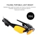 thumbnail image 3 of Gafas de sol deportivas con Bluetooth y auriculares antirayos con micrófono para hombre Amarillo, 3 of 8