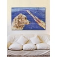 thumbnail image 5 of Marmont Hill - "Dog Watches Takeoff" Painting Print on White Wood, 5 of 5