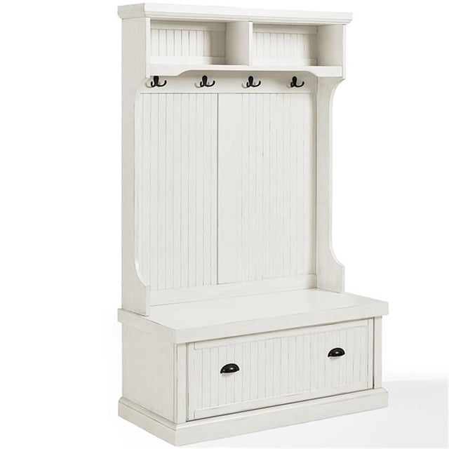 Pemberly Row Portemanteau en Blanc Vieilli