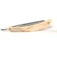 thumbnail image 2 of G.B.S Carbon Steel Cut Edge Throat Straight Blade Horn Ivory Razor 5/8" Half Hollow Effortless Glide No Crack or Chip Classic Vintage Style Pre Sharpened Grooming Pain-Free Durable, Handy, 2 of 2