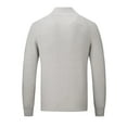 thumbnail image 6 of DHFJKG Mens Full Zip Ribbed Cardigan Sweaters Unisex Slim Fit Lapel Raglan Long Sleeve Casual Knitted Sweater Jacket Coat Solid Color Warm Soft Outerwear, 6 of 9