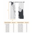 thumbnail image 6 of Cats Showering Blackout Curtains for Bedroom/Living Room, Modern Abstract Art Funny Animals Thermal Insulated Kitchen Drapes with Grommets, Light Blocking Window Treatment, 2 Panels 52" x 96", 6 of 7