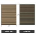 thumbnail image 2 of KUETH 9'x 12' Outdoor Waterproof Rug Camping Mat Patio Carpet,Black&Brown, 2 of 5