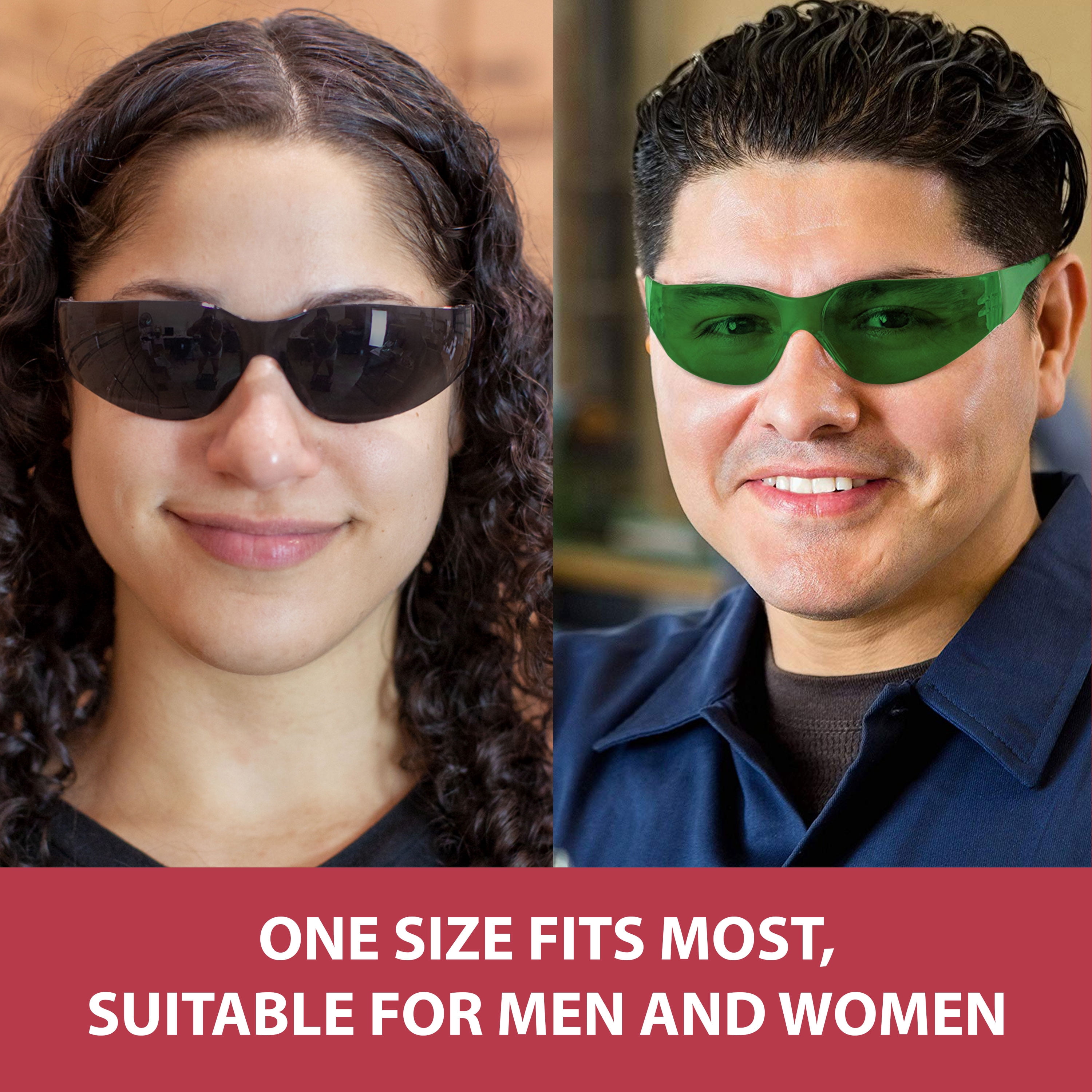Safe Handler Hyline Full-Color Variety Anti Fog, Anti-scratch Safety Glasses For Men/Women (Pack of 144)