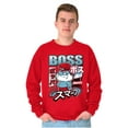 thumbnail image 3 of The Smurfs Cool Kanji Boss Papa Men Big & Tall Sweatshirt Brisco Brands 3X, 3 of 5