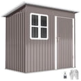 thumbnail image 1 of Outsunny 7' x 4' Metal Outdoor Storage Shed with Window, Lockable Door, 1 of 10