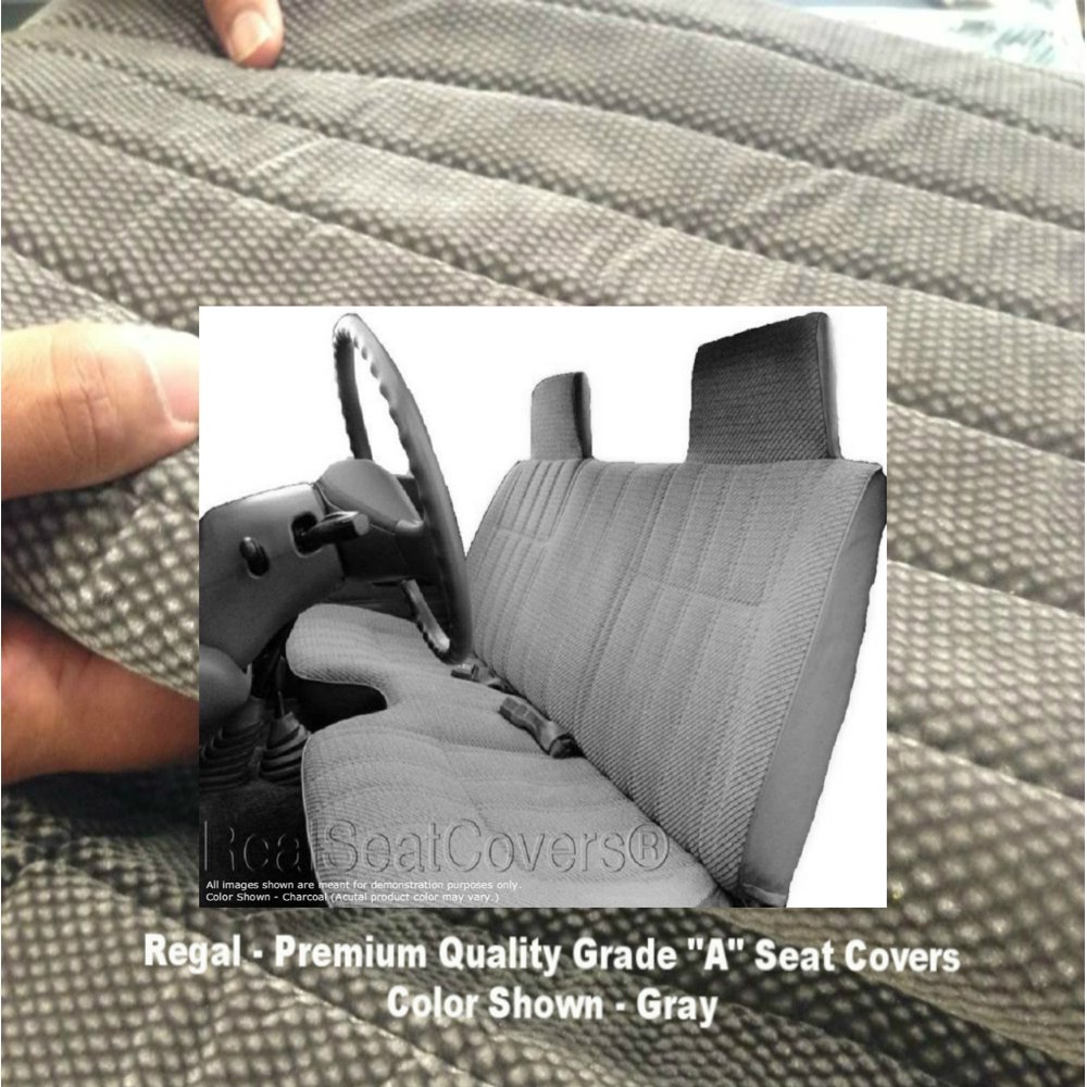 Toyota Pickup 1989 1995 12mm Thick Bench Seat Cover A27 Molded Headrest Large Notched Cushion 