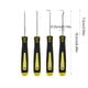 thumbnail image 3 of Juego de 4 destornilladores con punta de aceite, gancho de extracción, extractor de piedras y púas multiángulo para reparación y limpieza de automóviles., 3 of 6