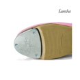 thumbnail image 3 of SANSHA T-BOJANGO TA88Lco Unisex Oxford Tap Shoes with Metal Taps & Leather Sole, Pink-White, Size 10 M, 3 of 6