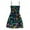 Navy, variant on Toddler Girl Dresses Baby Kids Sleeveless Summer Print Casual Clothes for Girls Size 12-24 Months