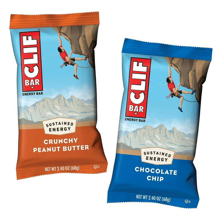Energy Bar, Chocolate Chip/Crunchy Peanut Butter, 2.4 oz, 24/Box, Ships in 1-3 Business Days Energy Bar, Chocolate Chip/Crunchy Peanut Butter, 2.4 oz, 24/Box, Ships in 1-3 Business Days