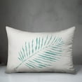 thumbnail image 3 of Creative Products Watercolor Fern Teal 14x20 Spun Poly Pillow, 3 of 3