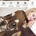thumbnail image 3 of Orinice Custom Chihuahua Blanket for Girls, Boys Flannel Blankets with Name - Soft Fuzzy Plush Throws Gift - Brown Funny Throw Blanket for Couch, Sofa 50x60in, 3 of 6