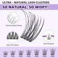 thumbnail image 2 of Kit de extensiones de pestañas Wispy de B&Waugen, 144 unidades, 2 of 7