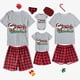 thumbnail image 2 of Pijamas familiares a juego de Navidad, Santa Hustle Christams en julio, conjuntos de Pijamas cortos grises, 2 of 3