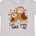 thumbnail image 4 of Inktastic My Oma Loves Me- cute owl family Boys or Girls Toddler T-Shirt, 4 of 5