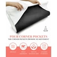 thumbnail image 3 of White Yoga Towel for Hot Yoga Non Slip, Modern Minimalist Pure Soild Color Yoga Mat Towel Absorbent Yoga Sweat Towels Microfiber Hot Yoga Blanket for Bikram Pilates 26"x70", 3 of 7