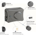 thumbnail image 4 of Retractable Clothesline Indoor Outdoor Clothesline - Clothes Line Retracting Indoor Outdoor Laundry Line - Wall Mounted Heavy Duty Non Sag RV Clothing Clothes Drying Rack, 4 of 7