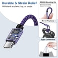 thumbnail image 6 of Type C Charger Block，KIGPOZI 3 Pack USB Wall Charger with 10FT Type C Cable, 18W Fast Charging Block USB Charger Adapter with USB C Charing Cable Type C Block USB Plug Cube USB Cables USB Brick, Blue, 6 of 8