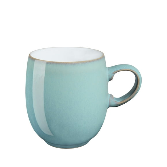 Denby Azure Large Curve Mugs, Set of 4