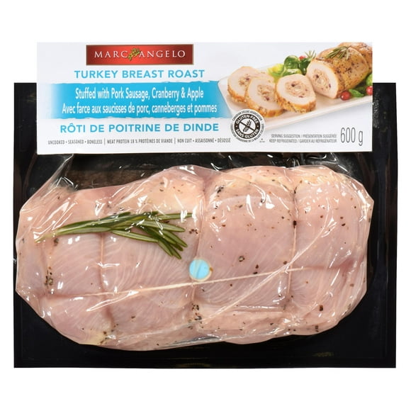 Marcangelo Turkey Breast Roast Stuffed with Pork Sausage, Cranberry, and Apple, 600 g