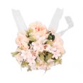 thumbnail image 4 of Ramo artificial reutilizable romántico elegante con diseño de simulación de flores para fiestas de bodas en casa champán, 4 of 8