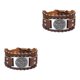 thumbnail image 2 of Minnieouse Brazalete de cuero Brazalete de joyería Pulseras de adorno Pulseras Type3 NO3, 2 of 6