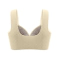 thumbnail image 3 of WCJM Beige Womens No Underwire Bras Plus Size Comfort Soft Bras Supportive Bralettes Cute Strong Support Sports, 3 of 6