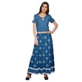 thumbnail image 1 of Moomaya Crop Top And Palazzo Set Party Wear Printed Santoon Ethnic Set For Girl, 1 of 1