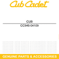 thumbnail image 2 of CUB CADET 946-04109 49" Control Cable SRE621 SRC621 SR621 S621 CC997ES 746-04109, 2 of 5