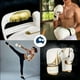 thumbnail image 5 of Guantes de Box 12 Oz, Blanco/Dorado, con Protector Bucal Bluelander BOX-M1-12-BlancoDorado, 5 of 5