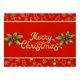 thumbnail image 2 of ¡Oferta! Juego de 6 manteles individuales Lssam, impermeables, rojos, navideños, para mesa de comedor, 32 x 21 cm, lavables, para invierno, Navidad, copos de nieve, fiestas., 2 of 4