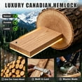 thumbnail image 6 of MEISSALIVVE Full Spectrum Infrared Sauna，4 Person Home Sauna， Red Cedar Luxury Indoor Spa Sauna with Resonance Speaker, Panoramic Tempered Glass Door, 6 of 11