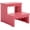 Light Pink, variant on Collection Haven Light 2-Stair Step Stool for Adults & in Kitchen, Bedroom, Bathroom (Fully Assembled)