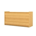 thumbnail image 5 of Tot Mate Wooden Wall-Mounted Diaper Storage, Natural Birch Plywood, 46"W x 12"D x 22 1/2"H, RTA, 5 of 7