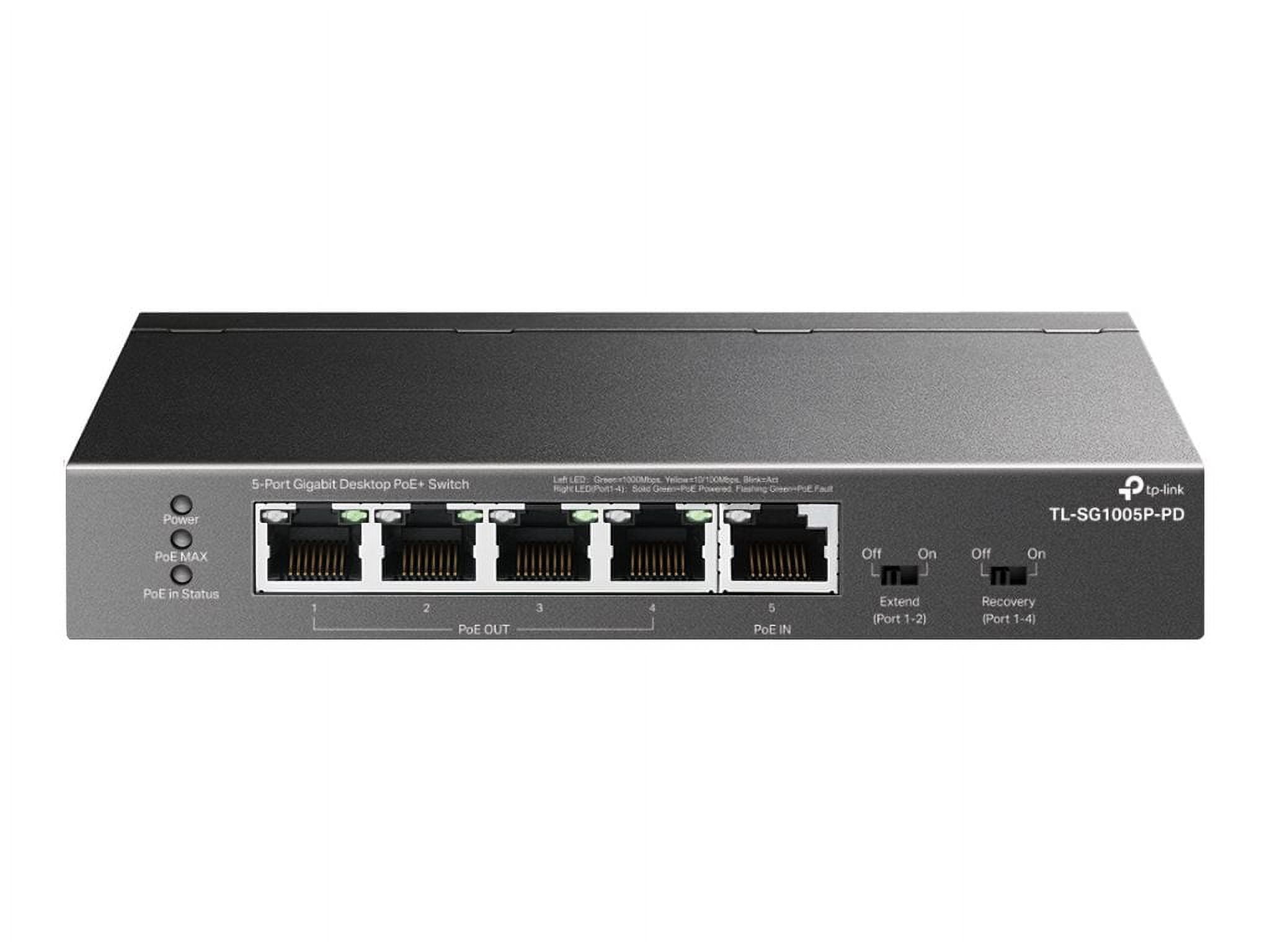 TP-Link TL-SG105MPE 5-Port Gigabit Easy Smart Switch with 4-Port