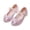 Pink, variant on Purcolt Flower Girls Dress Shoes, Low Heels Character Shoes with Bow & Pearls, Rhinestone Princess Mary Janes for Wedding Party School (Toddler Little Kid/Big Kids)