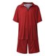 thumbnail image 5 of Men's Short Sets Outfits 2 Piece Summer Tracksuit Short Sleeve Shirt And Shorts Set Casual Sport SuitS, 5 of 5