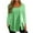 Green, variant on WREESH Womens Fashion Tunic Tops Square-Neck Solid Color Side Button Split Hem Loose T-Shirt Mid-Length Long Sleeves Blouse Round Neck Casual Tops Pullover Black