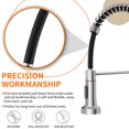 thumbnail image 4 of Grifo de cocina OWOFAN Industrial con pulverizador desplegable, 4 of 6