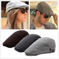 thumbnail image 2 of Nvzi -b Men’s Newsboy Gatsby Cabbie Hats Cotton Adjustable Driving Winter Hat, 2 of 2