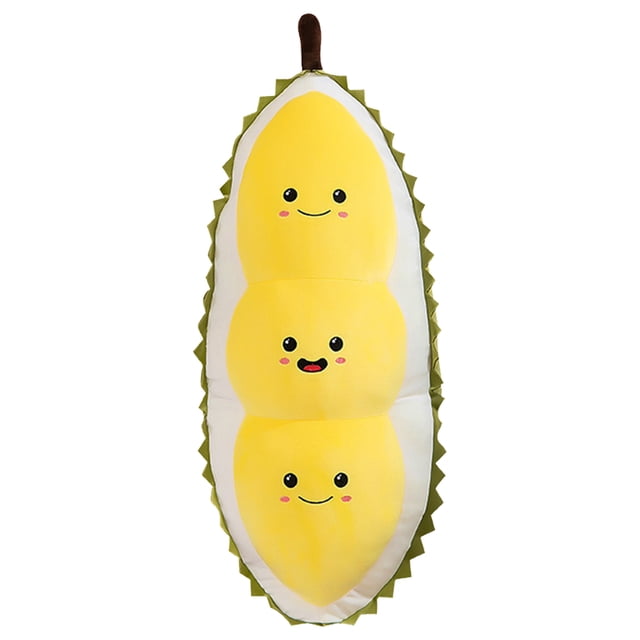 Peluches Dibujos Animados Lanzamiento Frutas Muñeco Tranquilizador para Bebé Juguete Peluche Durian Del