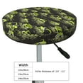 thumbnail image 2 of Uemuo Light Green Excavator Pattern Round Bar Stool Seat Covers Washable Stool Cushion Slipcover Elastic Bar Chair Covers-12 inch, 2 of 7