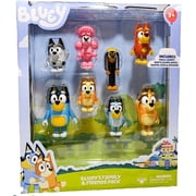 Bluey Family and Friends Figure 8-pack, 2.5-3 inch Action Figures, Ages 3+