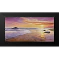 thumbnail image 2 of Galasso, Adriano 14x9 Black Modern Framed Museum Art Print Titled - Tramonto sul mare, 2 of 5