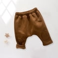 thumbnail image 5 of Lovskoo Toddler Baby Girls' Furry Fleece Warm Pull-On Pants Super Soft Sweatpants Stretch Joggers For 6 Months-4 Years Brown, 5 of 6