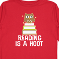 thumbnail image 4 of Inktastic Reading Is A Hoot Librarian Gift Girls Long Sleeve Toddler T-Shirt, 4 of 5