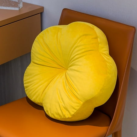 

HOVTOIL Floor Cushion Decorative Comfortable Useful Car Seat Reading Area Floor Butt Flower Shape Cushion